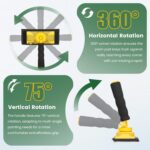 VOOMEY Paint Pad with 5pcs Alternative Pad Refills, Ceiling Pad Painte... - Image 4