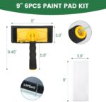 VOOMEY Paint Pad with 5pcs Alternative Pad Refills, Ceiling Pad Painte... - Image 5