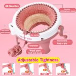 SENTRO Knitting Machine,48 Needles Knitting Machine with Row Counter,S... - Image 6