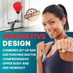 GLACIAL Doorway Sit-Up Train Bar with Punching Bag - Full Higher... - Image 3