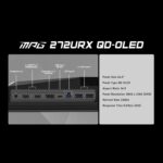 MSI MPG 272URX QD-OLED 27-inch 3840 x 2160 (UHD) Laptop Monitor, 240... - Image 4