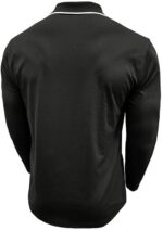 Mens Lengthy Sleeve Polo Shirts Informal Cotton Tee Shirts Collared Polo Wo... - Image 4