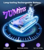 Cordless Vacuum Cleaner, 600W 50KPA 70Mins Vacuum Cleaners for Dwelling, S... - Image 3