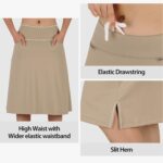 ANIVIVO Ladies's Skorts Knee Size, Modest Lengthy Athletic Sports activities Informal... - Image 4