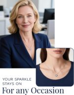 MomentWish Necklace for Ladies, Glowing Present for Her, 1Carat Moissani... - Image 7