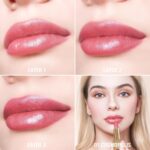 Oulac Pink Lipstick for Girls with Metallic 3D Shine Light-weight Hydra... - Image 5