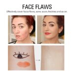 Professional Full Cowl Liquid Concealer, Waterproof Clean Matte Flawless Fini... - Image 4