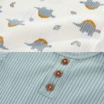 Child Bodysuit Boy Woman Garments Tender New child Toddler Outfit Brief Sleeve... - Image 3