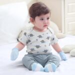Child Bodysuit Boy Woman Garments Tender New child Toddler Outfit Brief Sleeve... - Image 4