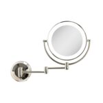 Zadro 11" LED Wall Mounted Make-up Mirror 10X/1X Shaving Mirror Plug in... - Image 5