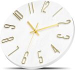 Wall Clock,Battery Operated,Trendy Minimalist Design for Residing Room, ... - Image 3
