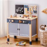 ROBOTIME Children Software Bench, Picket Software Workbench for Toddler, Software Benc... - Image 3