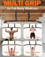 Fitarc Joist Mount Pull Up Bar, Chin Up Bar Ceiling Mount, Heavy Obligation,... - Image 4