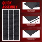 SUPERJARE 0.79'' Further-Thick Train Tools Mats, 18 Pcs 72 Sq Ft ... - Image 9