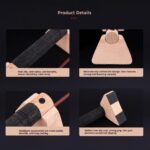 Parallettes Bars Wood Push Up Bars with Non-Slip Base, 7.8 Inch Hand... - Image 4