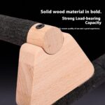 Parallettes Bars Wood Push Up Bars with Non-Slip Base, 7.8 Inch Hand... - Image 5