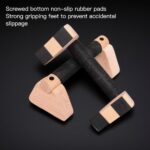 Parallettes Bars Wood Push Up Bars with Non-Slip Base, 7.8 Inch Hand... - Image 6