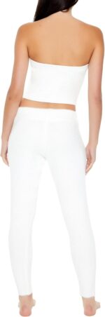 Perpetually 21 Womens Fuzzy Sweater-Knit Joggers - Image 4