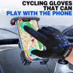 BEACE Biking Gloves for Males Ladies - Full Finger Mountain Bike Gloves ... - Image 3