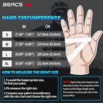 BEACE Biking Gloves for Males Ladies - Full Finger Mountain Bike Gloves ... - Image 7