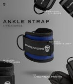 Gymreapers Ankle Straps For Cable Machine Kickbacks, Glute Exercises, L... - Image 6