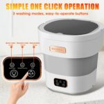 Moveable Washing Machine,Mini Washer 16L Upgraded With Spin Basket 3 M... - Image 6