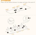 HOOBRO 29.5" Slender Console Desk, 3-Tier Entryway Desk, Skinny Couch Ta... - Image 6