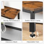 HOOBRO 29.5" Slender Console Desk, 3-Tier Entryway Desk, Skinny Couch Ta... - Image 7