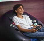 Inflatable Gaming Chair for Children & Teenagers with Cup Holders and Aspect Poc... - Image 6