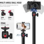 NEEWER Digicam Desk Mount with Telephone Holder & 360° Ball Head, 17"-40"/4... - Image 4