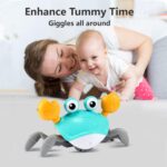 management future Crawling Crab Child Toy - Toddler Tummy Time Toys 3 4 5 6... - Image 5