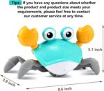 management future Crawling Crab Child Toy - Toddler Tummy Time Toys 3 4 5 6... - Image 8