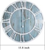 1st owned Wall Clocks for Dwelling Room Decor,16" Classic,Spherical Silent N... - Image 3