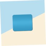 Blue Pure Rubber Non-slip Train Mat with Kneelet Pads for Yoga a... - Image 3