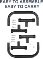 Push Up Bar 9.5" Excessive Parallettes Bars No Wobbling Dip Bar for Handsta... - Image 6