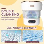 Transportable Washing Machine 15L, Mini Washer with 4 Modes and Spin Basket... - Image 3