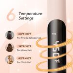 Titanium Hair Straightener, 1 Inch Double Aspect Quick Heating Flat Iron ... - Image 4