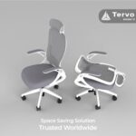 Tervo Mannequin U | Folding Workplace Chair for Small Areas | Ergonomic Desi... - Image 7