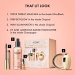 ICONIC LONDON Make-up Set for Pure Glow and Radiant Spotlight, Perfe... - Image 3