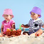 Cooraby 4 Pack Child Solar Hat Breathable Smile Bucket Hat Toddler Solar Pr... - Image 5