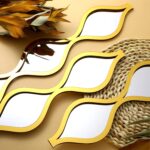 Yulejo 6 Pcs Acrylic Teardrop Mirror Decor - Slim Wall Decor Boho Vi... - Image 4