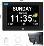 7‘’ Digital Alarm Clock for Aged Giant Show for Seniors Electrical... - Image 3