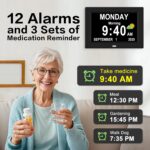 7‘’ Digital Alarm Clock for Aged Giant Show for Seniors Electrical... - Image 4