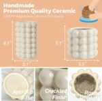 Bubble Vases, Set of two Ceramic Vase for Flowers, Boho Ceramic Flower V... - Image 3