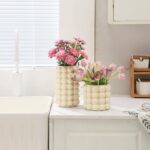 Bubble Vases, Set of two Ceramic Vase for Flowers, Boho Ceramic Flower V... - Image 5