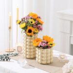 Bubble Vases, Set of two Ceramic Vase for Flowers, Boho Ceramic Flower V... - Image 6