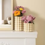 Bubble Vases, Set of two Ceramic Vase for Flowers, Boho Ceramic Flower V... - Image 7