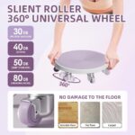 Ab Curler Wheel with Knee Mat, Abs Exercise Gear for Belly & C... - Image 4