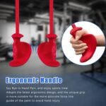 HXD-ERGO Tricep Rope with Ergonomic Handles, 36 Inch Tricep Pull Down ... - Image 3