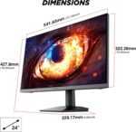 KOORUI 24" Gaming Monitor, 200Hz 1ms Quick IPS, FHD HDR400 Show, 90%... - Image 7